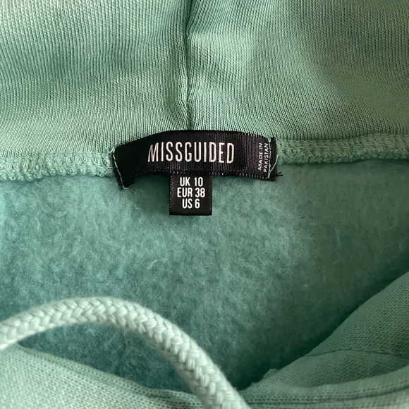 🔸 Missguided 🔸 basic teal hoodie - Picture 4 of 7
